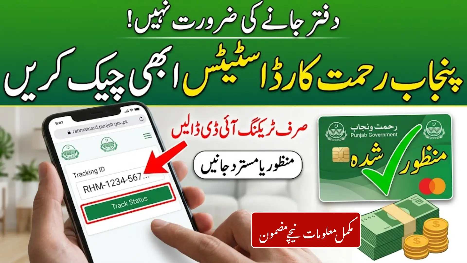 Punjab Rahmat Card Status Check Online By CNIC 2026 Step-by-Step Method Inside